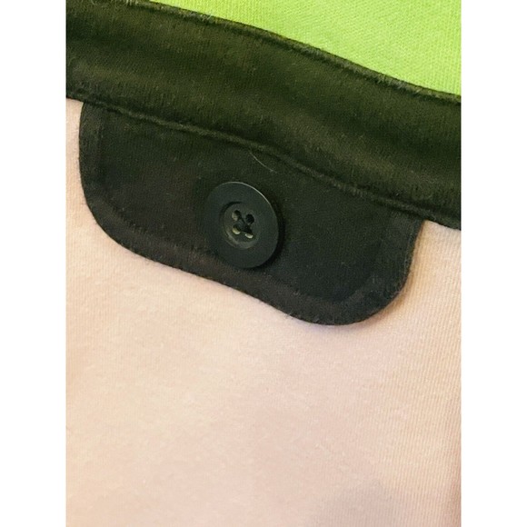 Vintage Hartstrings A Line Girls Dress Medium Size 8 Disco Retro Pink Lime Green - Picture 4 of 4